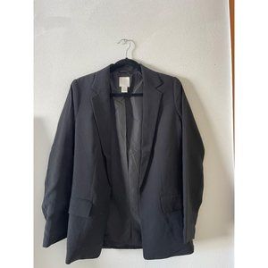 H&M Black Button Blazer Size Women's X Small